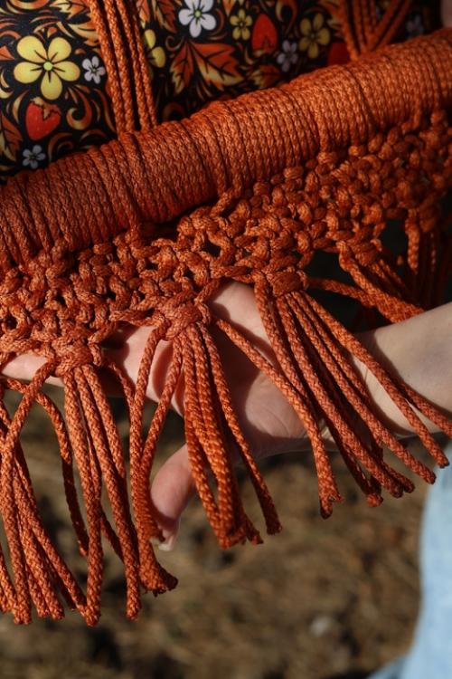 * Кресло - гамак в стиле макраме * - моя вторая модель. 05 * Кресло - гамак в стиле макраме * - моя вторая модель. 05