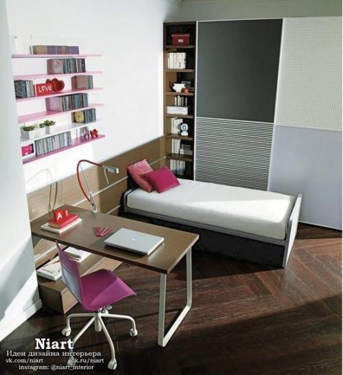 Варианты дизайна комнаты для молодой девушки. 03