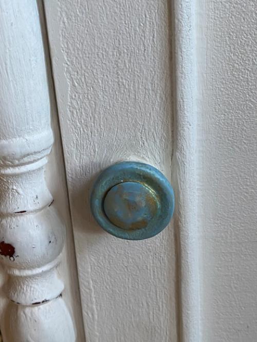 Реставрация старинной тумбы Гортензия. 08