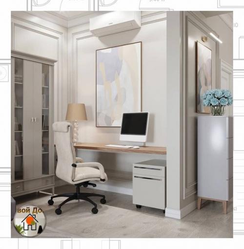 Простая геометрия скандинавского стиля и рациональное использование пространства легли в основу этого дизайн - проекта интерьера. 07