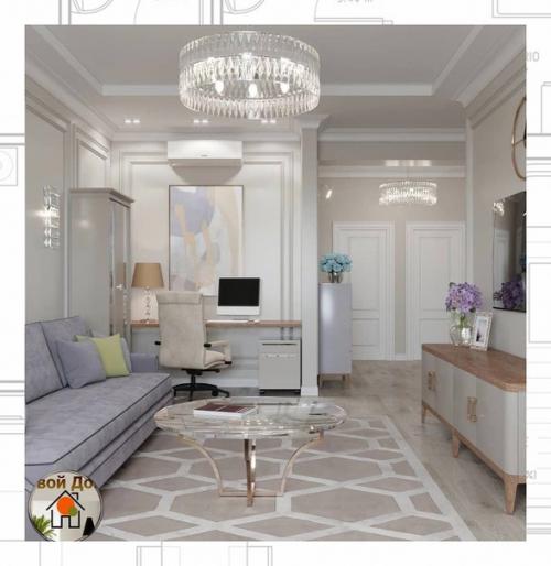 Простая геометрия скандинавского стиля и рациональное использование пространства легли в основу этого дизайн - проекта интерьера. 06