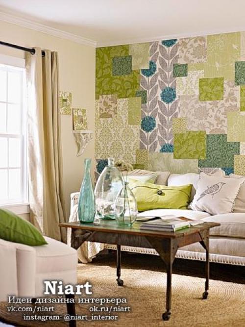 Остатки обоев как материал для декора. 01