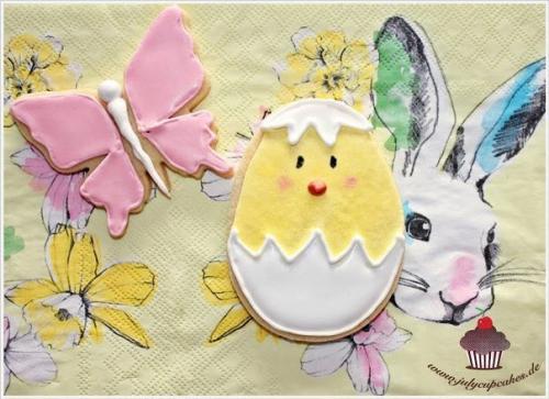 Пасхальное печенье.  Рецепт ванильного печенья. 06