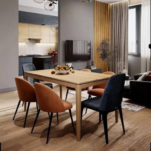 Объединение кухни и гостиной в общее пространство требует рационального подхода к планировке и выбору отделочных материалов, мебели, текстиля. 01