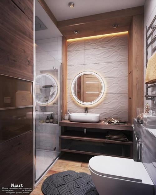 Эклектичный интерьер квартиры - студии 40 кв. 07