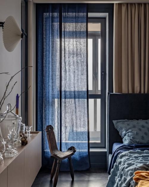 Интерьер в голландском синем цвете в Минске. 04