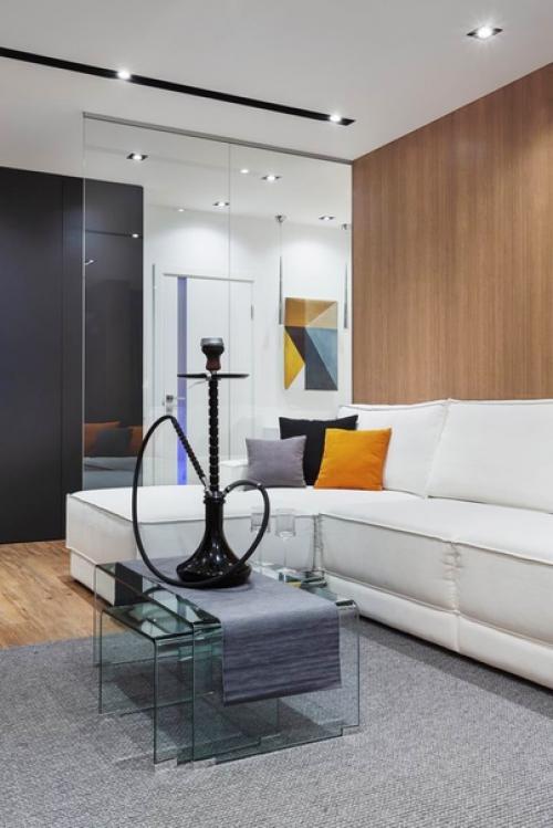 90 кв.  м. дизайн - проект для холостяка. 09