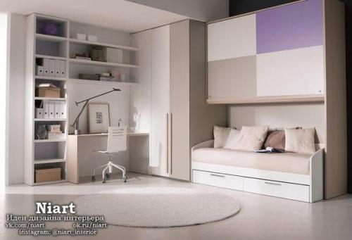 Варианты дизайна комнаты для молодой девушки. 07