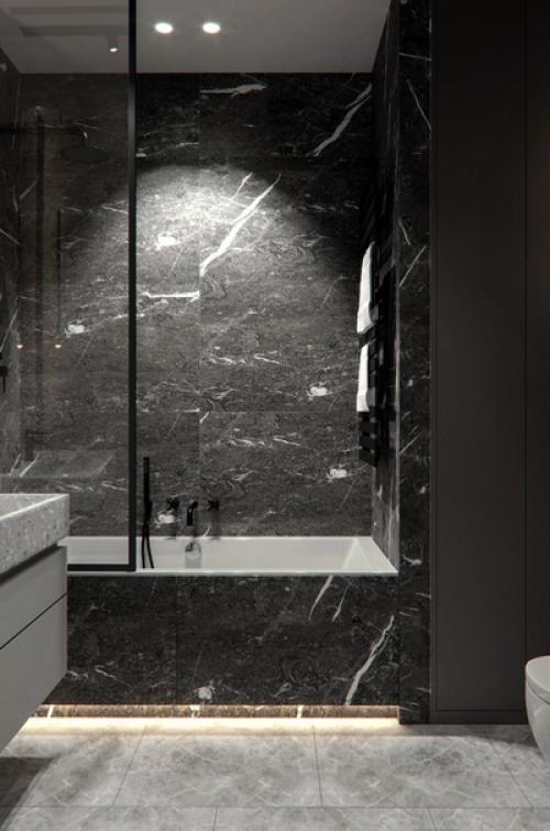 Безупречный стиль: нарядный интерьер однокомнатной квартиры площадью 41 квадратный метр. 09