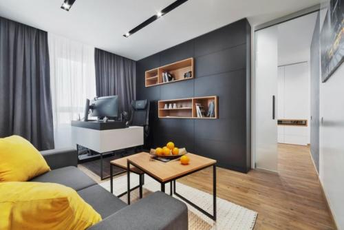 90 кв.  м. дизайн - проект для холостяка. 07