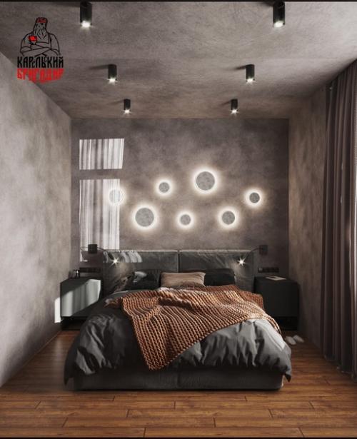 Евро трёхкомнатная квартира с уютной спальней и рабочим кабинетом. 06