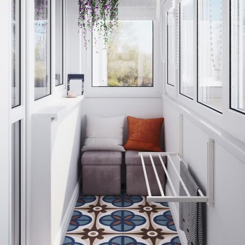 Балкон - идеальное место не только для старых вещей или рассады, но и для создания красивого и функционального пространства для себя. 02