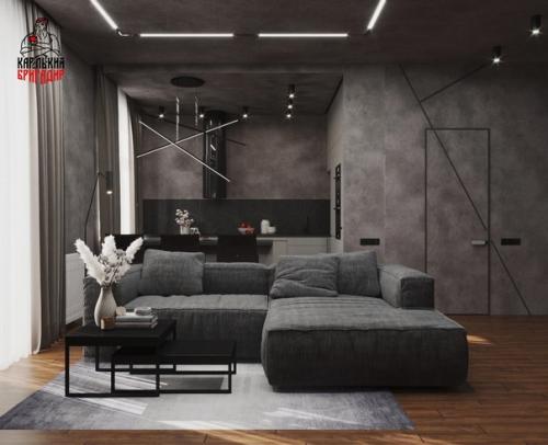 Евро трёхкомнатная квартира с уютной спальней и рабочим кабинетом. 07