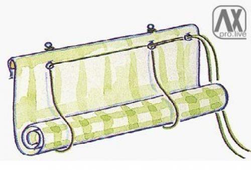 Рулонная штора?   Рулонной шторой можно закрыть окно или стеклянную дверь. 05