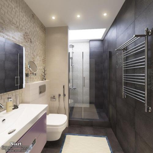 Современный дизайн квартиры 38 кв. 07