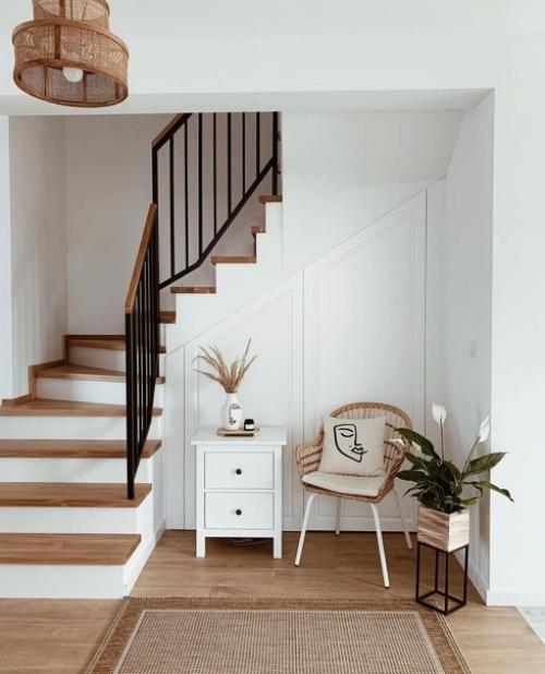 И как не скинуть такой красивый классический скандинавский интерьер загородного дома. 05