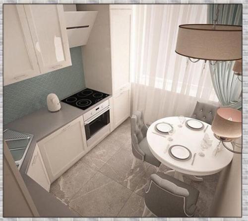 Интерьер квартиры. Светлой и просторной. 01