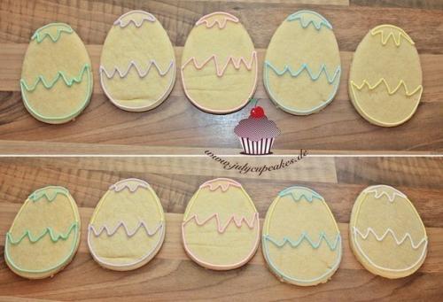 Пасхальное печенье.  Рецепт ванильного печенья. 07