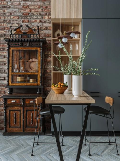 Буфет в интерьере. 01