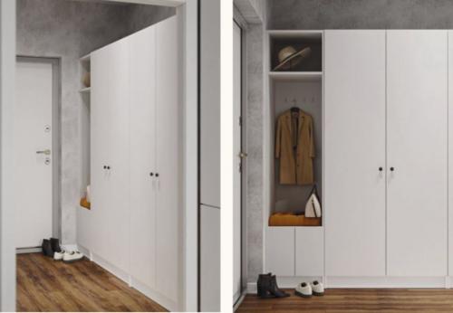 Интерьер небольшой квартиры - студии площадью 25 кв. 05