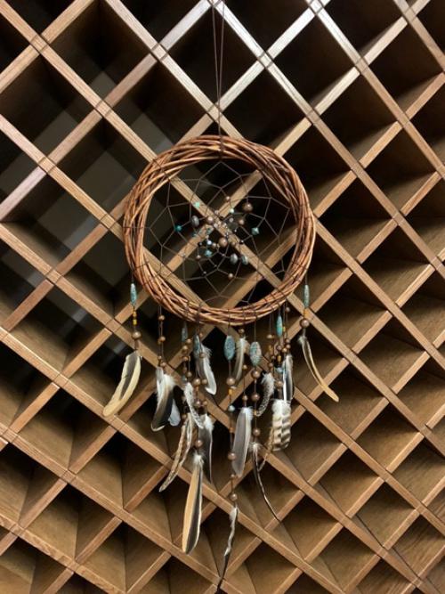 Ловец снов - это домашний оберег, который защищает от кошмаров, отгоняет дурные сны, позволяет быстро заснуть и избавляет от инсомнии. 03