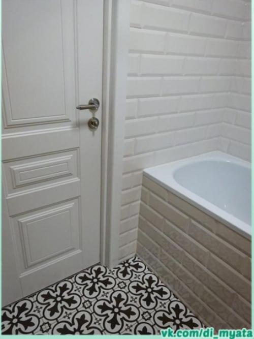 Интерьер ванной комнаты в деталях. 06