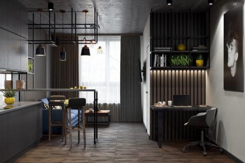 Проект 1-комнатной квартиры 45 кв. 02