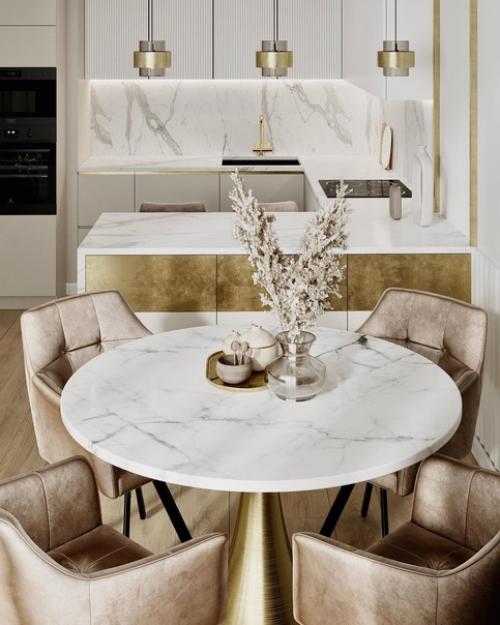 Интерьер кухни - гостиной. 04