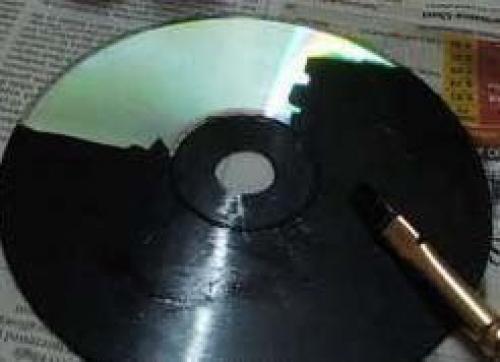 Оригинальные картины из СД- дисков для декора вашего дома. 01