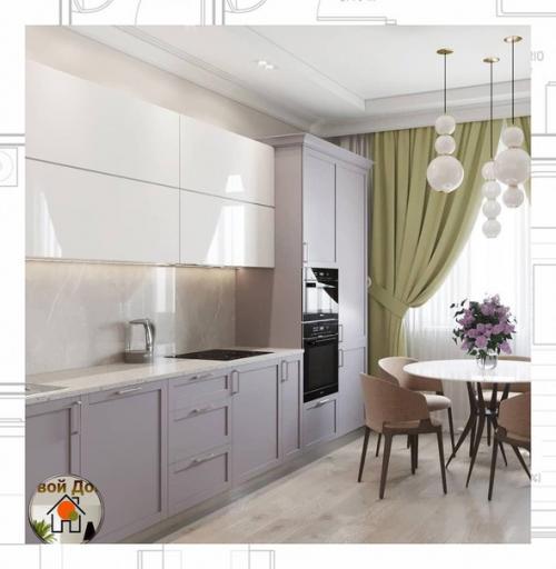 Простая геометрия скандинавского стиля и рациональное использование пространства легли в основу этого дизайн - проекта интерьера. 01