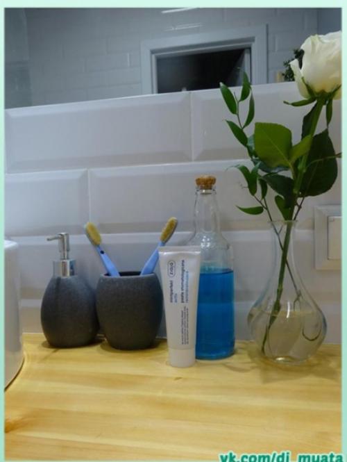 Интерьер ванной комнаты в деталях. 05