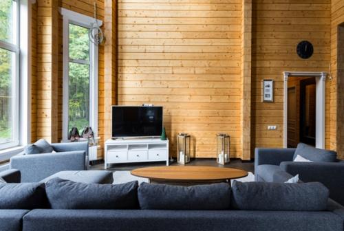 Интерьеры в построенном нами доме по индивидуальному проекту. 01