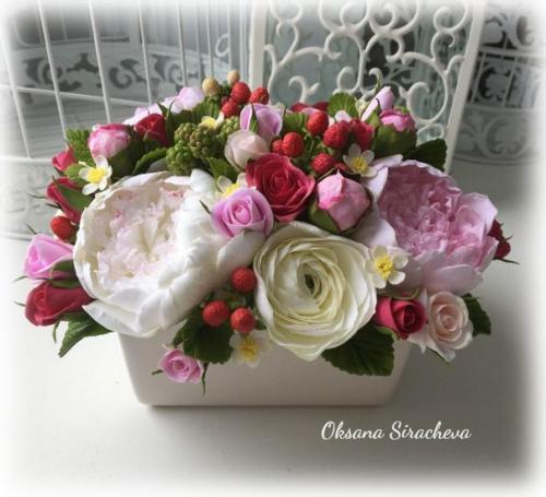 Настольная композиция.  Полностью ручная работа. 01