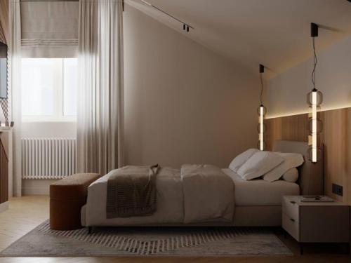 Мансардная спальня в Подмосковье. 03