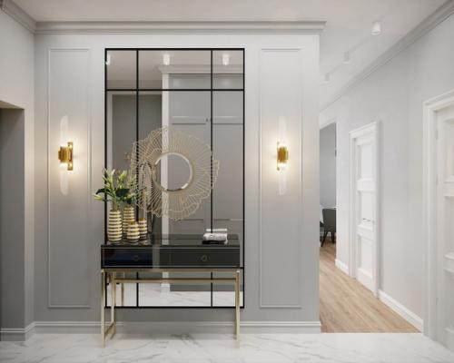 Красивый, элегантный интерьер квартиры площадью 43 кв. 06