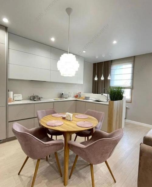 Современная квартира. В спокойной цветовой гамме. 06