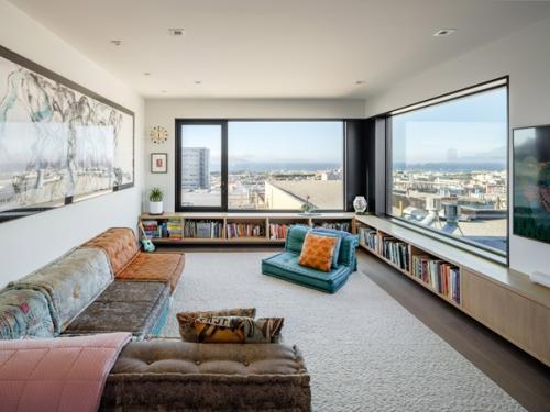 Местная студия Dumican Mosey в 2022 году завершила ремонт дома 1907 года постройки с красной лестницей в районе русского холма в Сан-франциско. 04