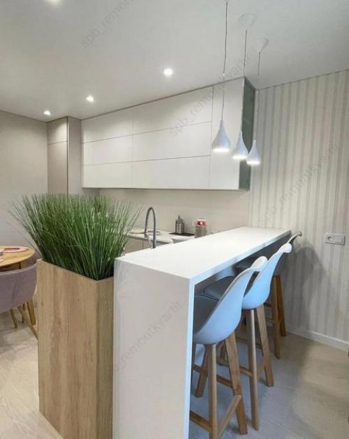 Современная квартира. В спокойной цветовой гамме. 01