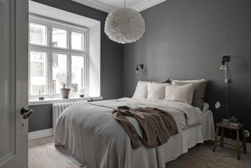 Просторная шведская квартира выбором цвета и украшением интерьера выделяется. 09