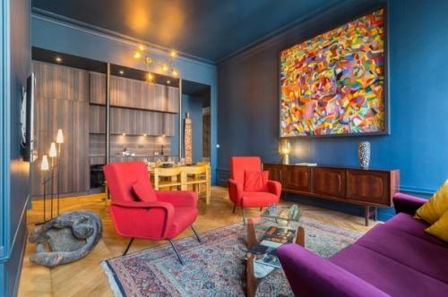 Кресла в дизайне интерьера гостиной. 01