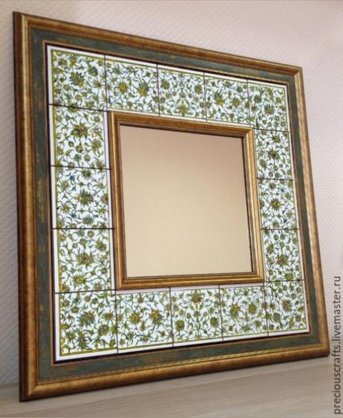 Идеи, куда деть остатки керамической плитки. 06