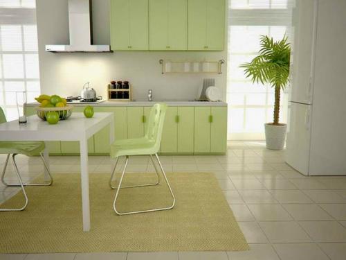 Сегодня поделимся вариантами использования зеленого в интерьере! 01