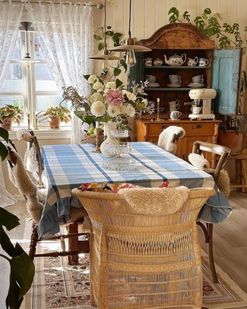 Винтажный шик. Дом маура лены в норвежской деревне. 05