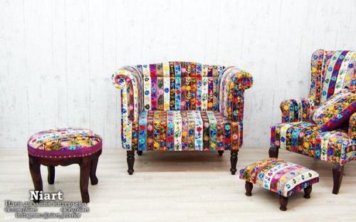 Пэчворк в интерьере: мебель. 07