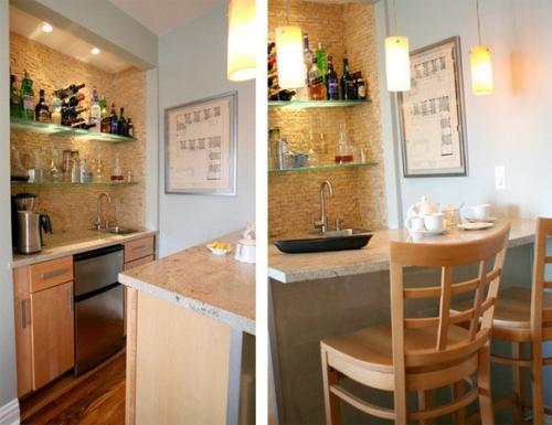 Дизайн очень маленькой кухни 3 кв. 06