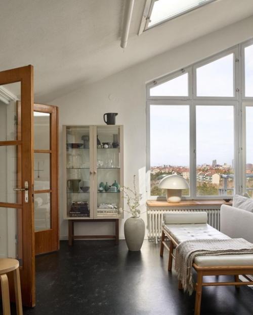 Скандинавская квартира - студия с волшебным видом на Стокгольм. 06