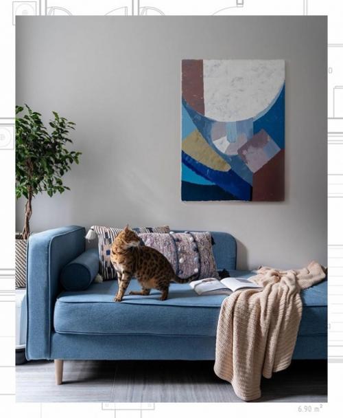 Квартира 39 м с двумя балконами для молодой семьи. 08