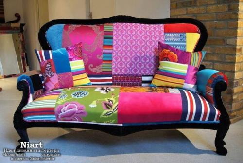 Пэчворк в интерьере: мебель. 01