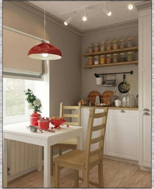 Небольшая кухня. Современная. 02