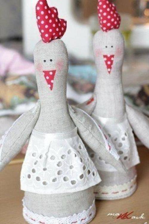 Мы шьём декор из ткани. 05